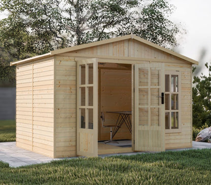 Ruim houten tuinhuis 6 m² – Timbela M334FB