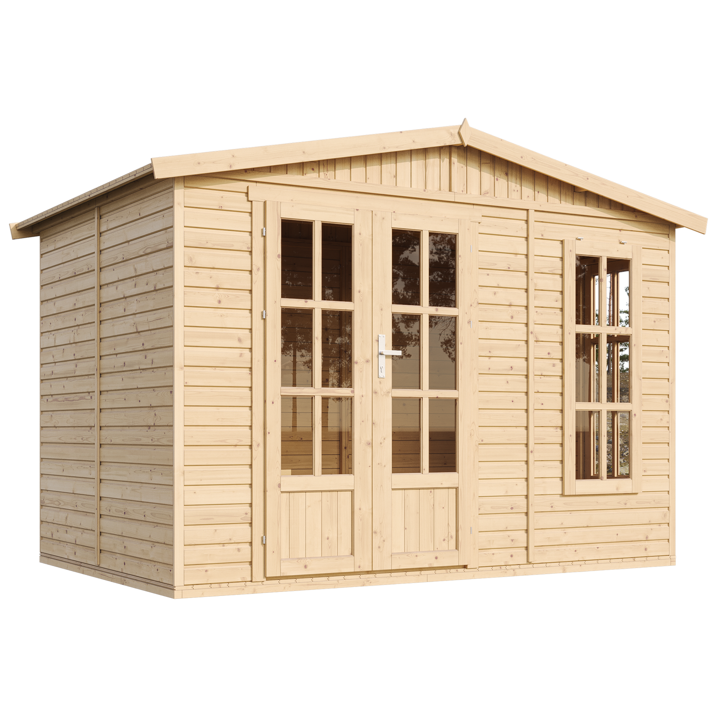 Ruim houten tuinhuis 6 m² – Timbela M334FB