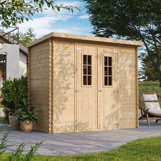 Compact houten tuinhuis 2,60 m² – Timbela M310C