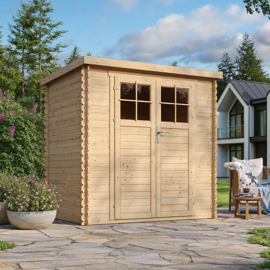 Compact houten tuinhuis 2,20 m² – Timbela M311F